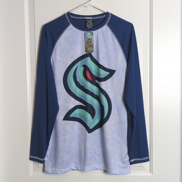 Driedger 60 NHL Seattle Kraken Officially Licensed Lightweight Pullover Unisex M - Picture 2 of 6